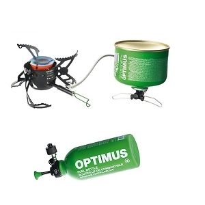 Réchaud Polaris Optifuel Optimus avec bidon fuel 0.4L inclus