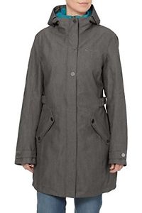 Tg 44| VAUDE, Giacca doppio strato Donna Belco 3 In 1, Grigio (Fir Green/Alpine)