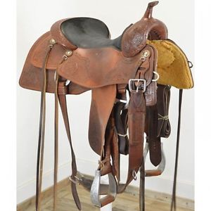 Used 15.5" Jim Taylor Xtreem Collection Cowhorse Saddle Code: C155JIMTAYLORVER