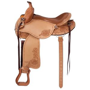 Silver Royal Premium Brisbane Saddle 15" Light Oil