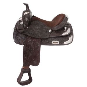 16 Inch Dark Oil Show Saddle Flo
