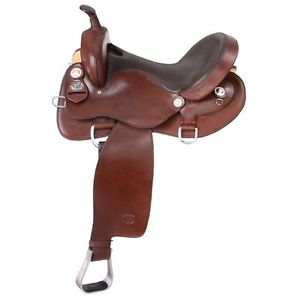 Tough-1 Triumph Gaited Saddle 17 1/2" Dark Oil