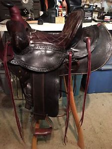 Highback Roper With Padded seat  And Double Rigged Ready For Movie Or Riding