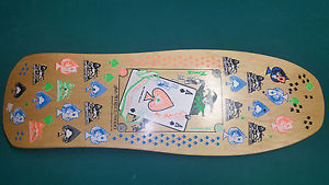 Original Vintage Steadham Industries Ace of Spades Skateboard Deck Old School