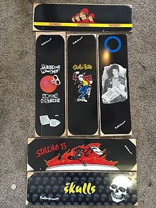 Rare NOS PRS Pre Production Laminate Proofs Germs Punk Devo AU Jerks Skateboard