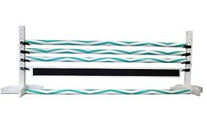 Wooden horse jumps with fun designs