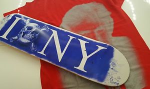 SUPREME ANDREI MOLODKIN SKATEBOARD DECK I SKULL NY NEW YORK box logo I LOVE NY $