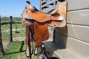 16 inch Kathys Western Show Saddle-REDUCED