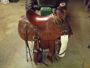 McLellands Handmade 16" Custom Ranch/Wade Western Saddle