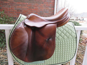 Antares 16.5" 1 flap full cafskin saddle 2005 medium tree