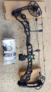 Matthews Halon 6 Compound Bow 60 Lbs 28" draw RH & IQ sight