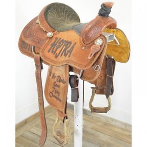 Used 13" Cowboy Classic Saddlery Roping Saddle Code: U13CCSHPJRA10GT