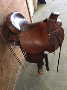 Circle Y Wade All Around Saddle 16 inch seat FQHB Gorgeous