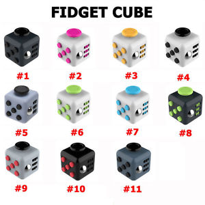 10-100PACK Magic Fidget Cube 6-side Anti-anxiety Stress Relief Focus Toy Gift