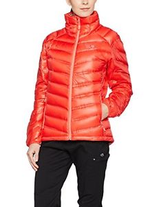 Tg Medium| Mountain Hardwear Lyte-Giacca da donna, colore: rosso scarlatto/Bianc