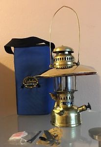 Petromax 830/150Cp Pressure  Kerosene Lantern Lamp Brass With Carry Case