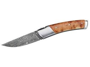 Fontenille Pataud Le Thiers Gentleman 160-lagiger Damasteel Back Lock Wacholder-