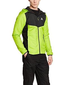 Tg Medium| Salomon Drifter Mid Hoodie M - Felpa da Uomo, colore Verde, taglia M