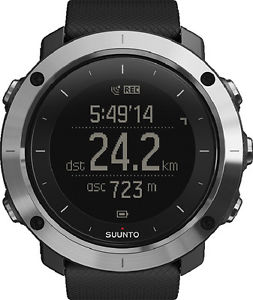 SUUNTO TRAVERSE BLACK - OUTDOORUHR (GPS, HÖHENMESSER, BAROMETER, KOMPASS) NEU