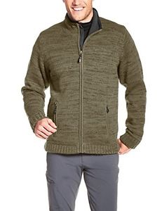Tg 62| Maier Sports giacca in pile da uomo Lucian, Uomo, Strickfleecejacke Lucia