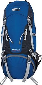 Tg 30 x 35 x 82 cm, 65 Liter| High Peak Zenith Zaino, Blu/Grigio Scuro, 65 Litri