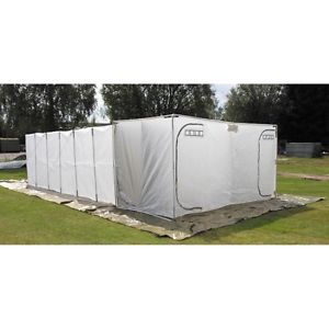 Brit. Zelt, weiß,25 Mann UCPS, neuw., Mannschaftszelt, Partyzelt