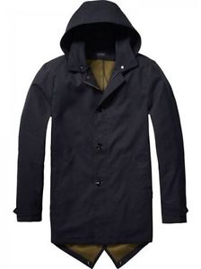 Scotch & Soda Uomo Trench Cappotto in Legato Quality