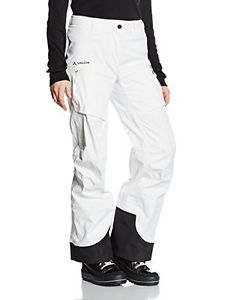 Tg 48| Vaude, Pantaloni Donna Boe, Bianco (White), 48