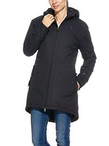 Tg 46| Tatonka Irio Parka - Cappotto, Donna, Mantel Irio Parka, nero, 46