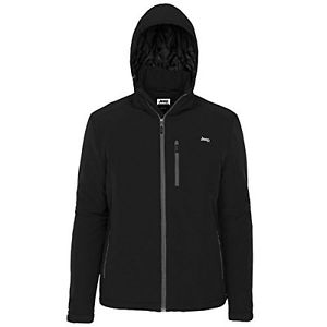 Tg XXL| Jeep Man Functional Thermo Jacket With Detachable Hood Giacca, Black/Gra