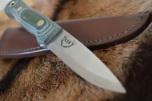 Bushcraft knife hand made woodlore style.
