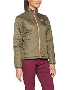 Tg Medium| Mountain Hardwear-Giacca da donna, colore grigio/verde, taglia: M