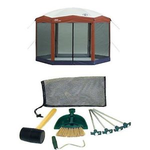 Coleman 12 x 10 Instant Screened Canopy Screen House Camping Tent Shelter Shade