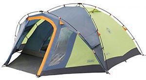 Coleman Drake 4 Tent - Lime Green And Blue