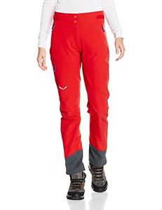 Tg 46/40| Salewa Ortles 2 Dst W Pnt - Pantalone da Donna, colore Rosso, taglia 4