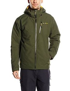 Tg Large| VAUDE, Giacca con cappuccio Uomo, Verde (Olive), L