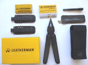 Leatherman Surge Black Multi Tool +42 Bit Kit +Black Bit Extender+ Molle Sheath