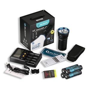 Olight X7 Marauder Kit Max 9000 LM Taschenlampe 3 x Cree XHP70 Neutral White LED