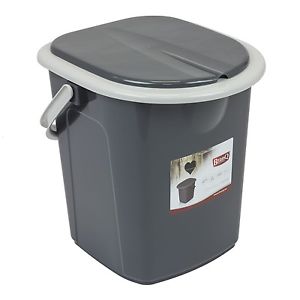 Branq 22 litre Portable Camping Festival Toilet Bucket with Seat Detachable Lid