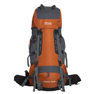 85L Outdoor Travel Backpack With Rain Cover Climbing Hiking Rucksack Large New