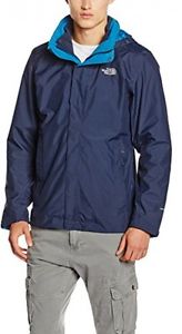 Men's Fleece Jacket Navy-Blue M Hooded Hiking Outdoor Travel Winter Warm Gents