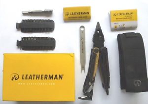 Leatherman Mut EOD Black Multi Tool +42 Bit Kit+Black Bit Extender +Molle Sheath
