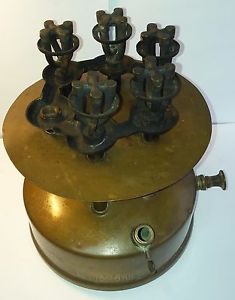 Antique rare Primus 745 huge 6 burners made in Sweden camping stove brass made