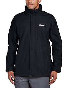 Tg Medium| Berghaus, Giacca a vento Uomo RG1, Nero (Black), M