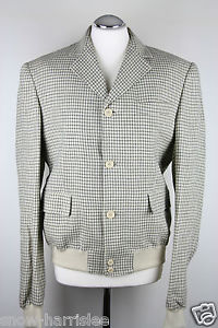 NUOVO BELSTAFF NERO ETICHETTA GIACCA CREMA TGL 50/52 M/L NP 499