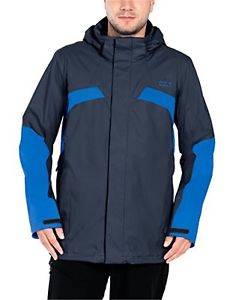 Tg Medium| Jack Wolfskin - Topaz Men giacca impermeabile uomo, Uomo, TOPAZ MEN