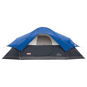Coleman Red Canyon 8 Person Tent Blue Camping Free Shipping new free shipp