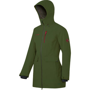 Mammut Ladies Winter Seaweed Kira HS Snow Outdoor Walking Waterproof Parka MED