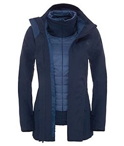 Tg XS| North Face W Brownwood Triclimate Giacca, Blu/Urban Navy, XS