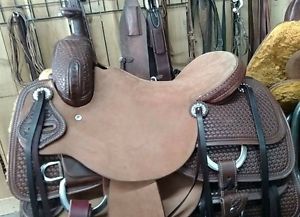 15.5" Jeff Smith cowboy collection ranch cutting saddle